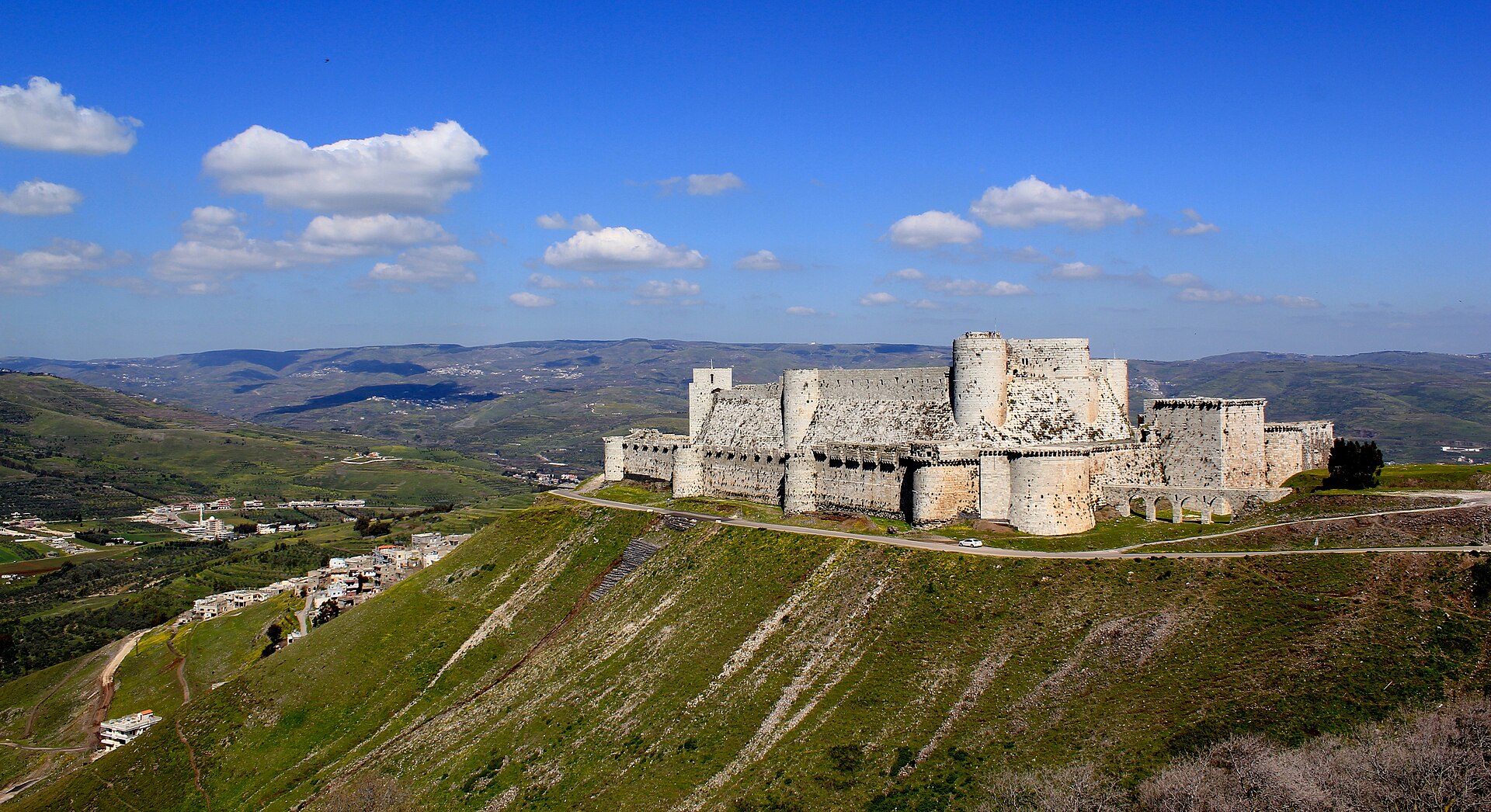 Krak des Chevaliers castle near Homs, Syria